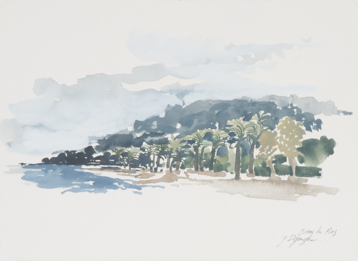 aquarelle Juan-les-Pins